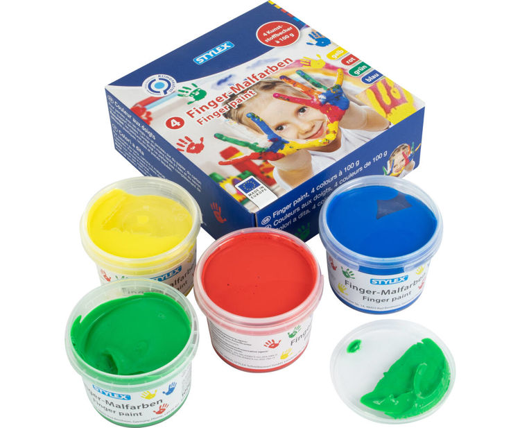 Picture of 9503-Finger paint, 4 pieces in carton box
